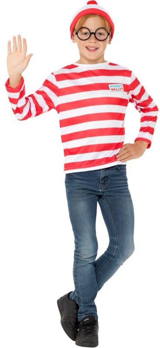 Wheres Wally Kostuum | Waar Is Wally Nu Weer Kostuum | Large | Carnaval kostuum | Verkleedkleding